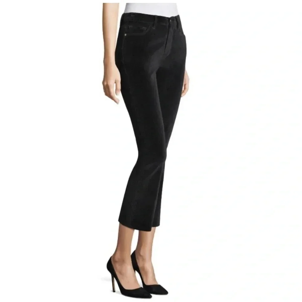 Frame Le Crop Mini Boot Velvet Pants